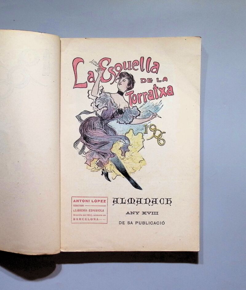 Almanach de la Esquella de la Torratxa - Antoni Lopez Editor. 1906