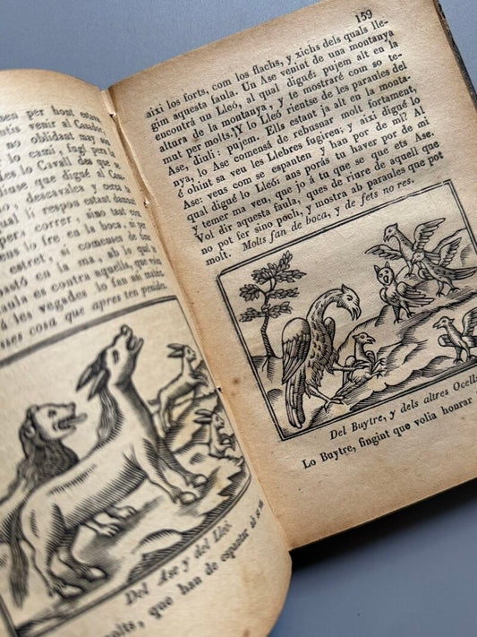 Faules de Isop y de altres famosos autors - Estampa de Torras. San Gervasi, 1885