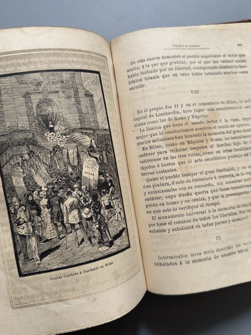 Garibaldi. Historia libreral del siglo XIX, Justo Pastor de Pellico - Evaristo Ullastres, 1882