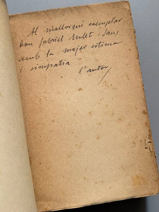 Pel ressorgiment polític de Mallorca, Guillem Forteza - Estampa Soler Prats, 1931