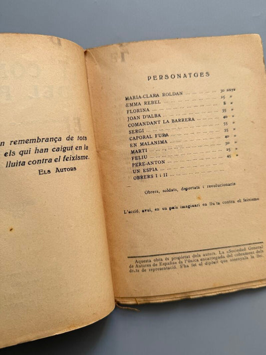 El comissari del poble, A. Mundet y A. Millà. Guerra Civil - Llibreria Millà, 1936