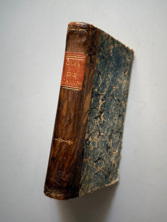 Nueva guía de caminos , Santiago Lopez - Imprenta de la viuda de Aznar, 1828