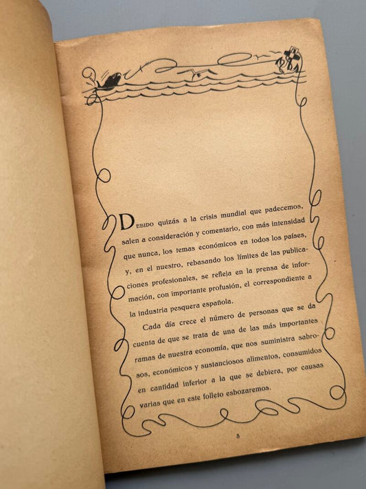 La industria pesquera marítima, Ramón de Arriaga - Madrid, 1934