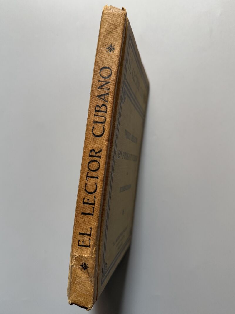 Trozos selectos de prosa y verso de autores cubanos, Nicolás Heredia - la Habana, 1908