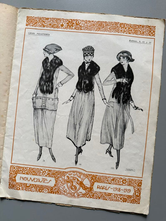 Catálogo Gran Peletería Roig y Prats 1918-1919, Peletería Roig y Prats - Seix & Barral, 1918