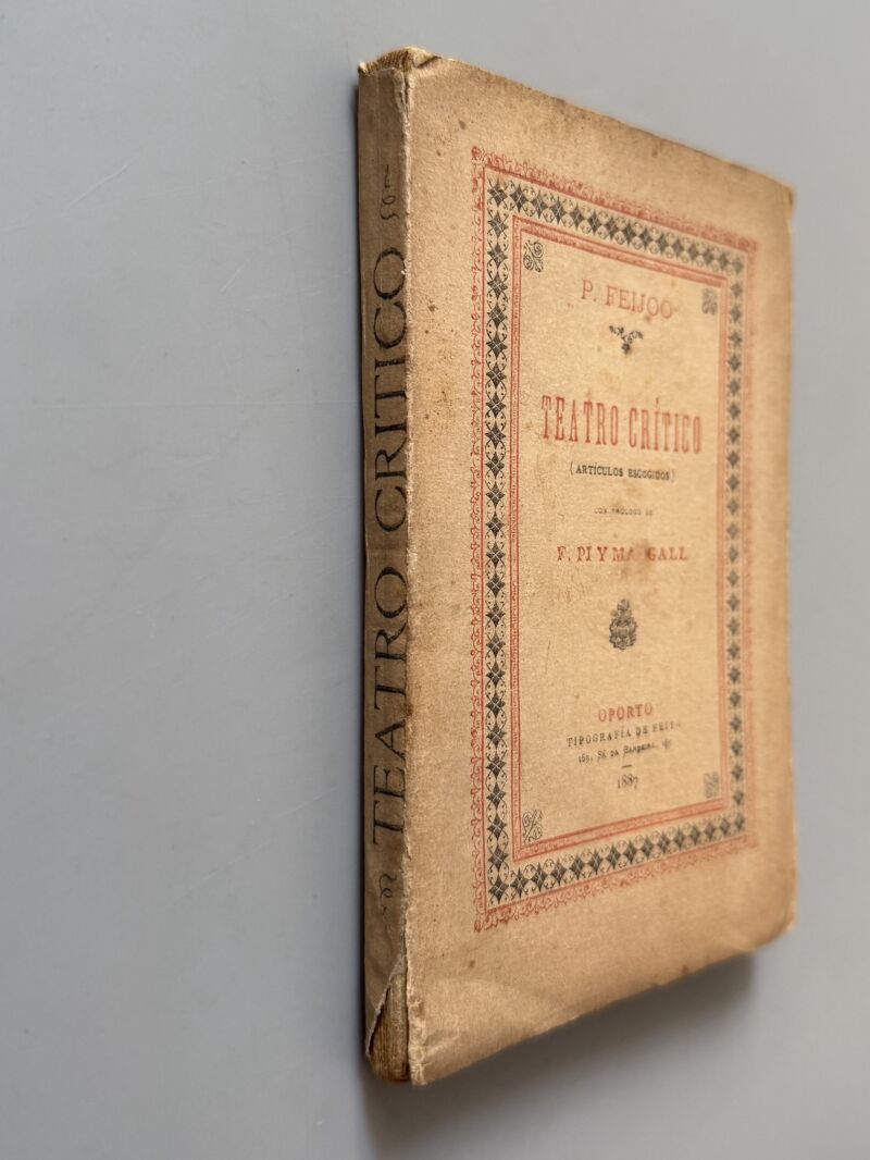 Teatro crítico (artículos escogidos), P. Feijoo - Tipografía de Feito, 1887