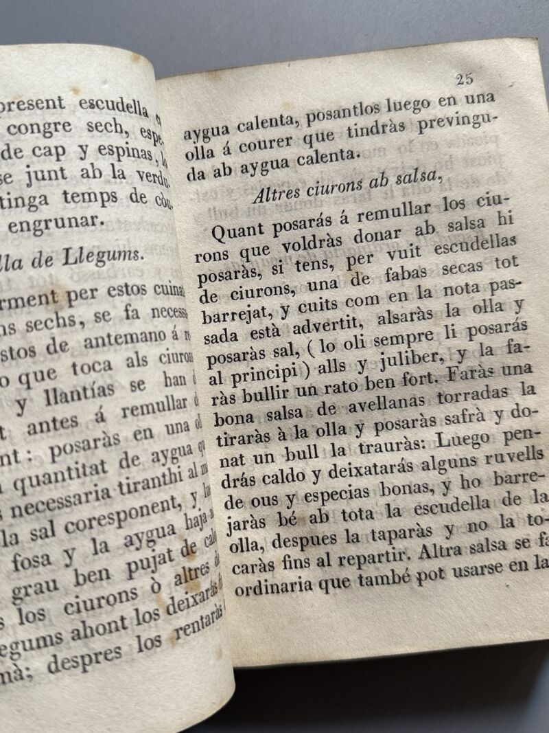 La cuynera catalana - Imprenta de la V. Torras, ca. 1870
