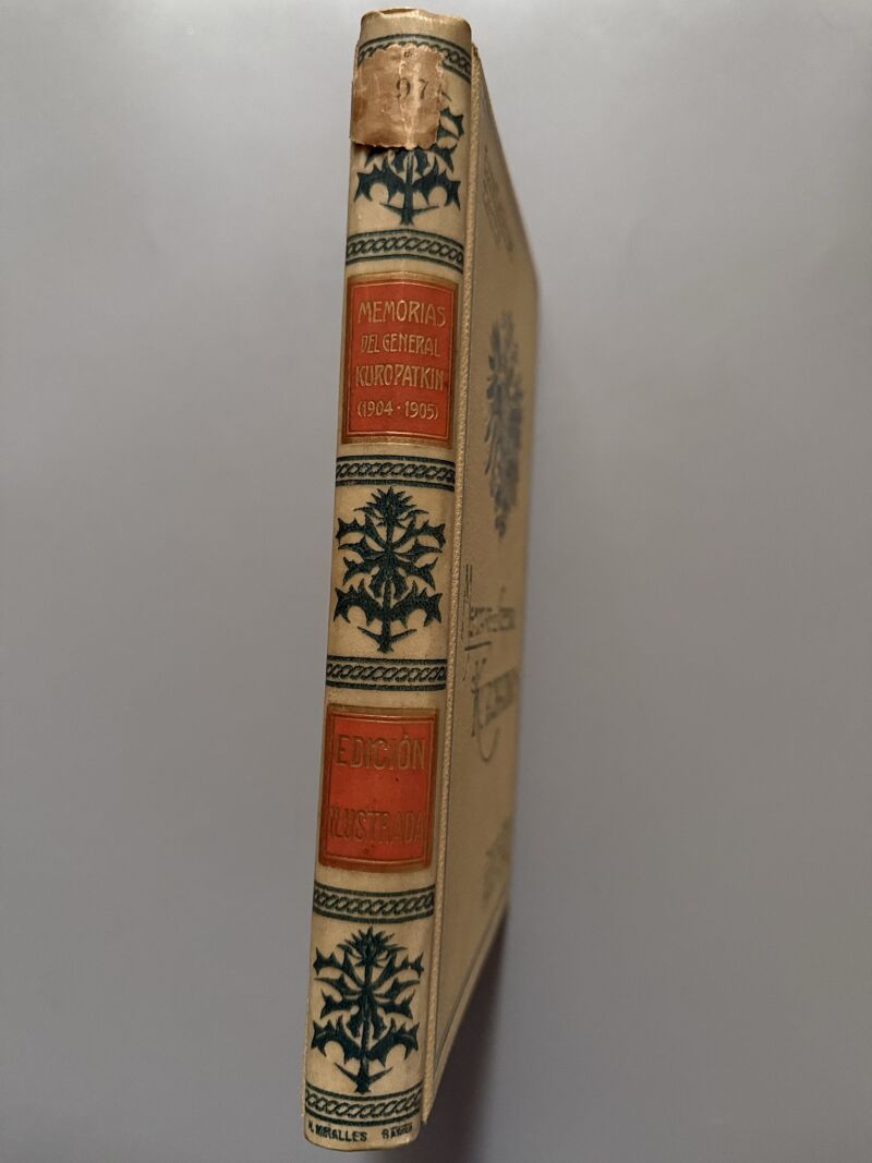 Memorias de General Kuropatkin, General Kuropatkin - Montaner y Simón, 1909