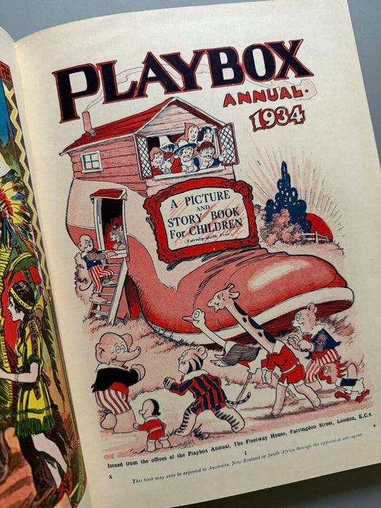 Playbox annual 1934. A picture and story book for children - The Fleetway House - 1934