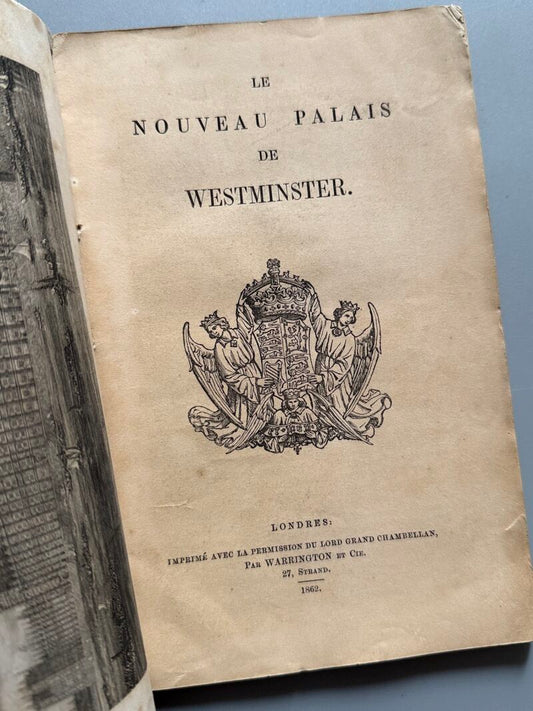 Le nouveau palais de Westminster - Warrington et Cie, 1860