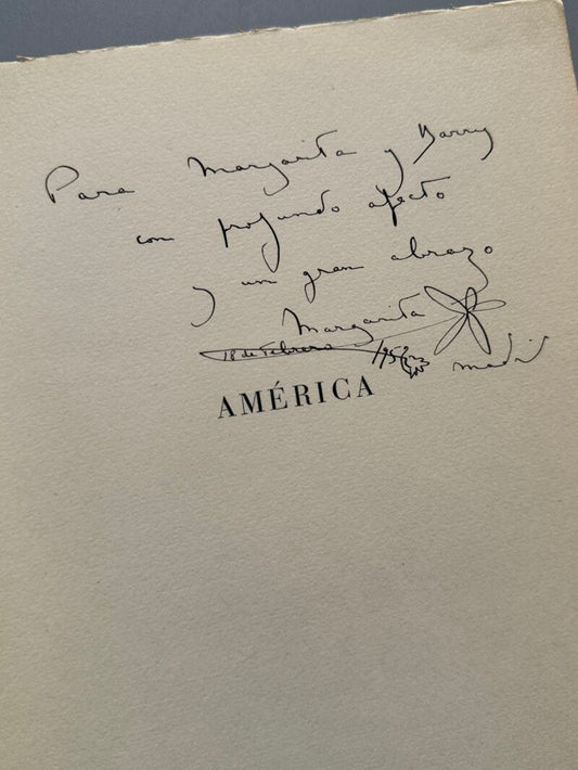 El volcán y el potro de Coipúe, Margarita de Pedroso (firmado) - Ed. de Cultura Hispánica, 1951