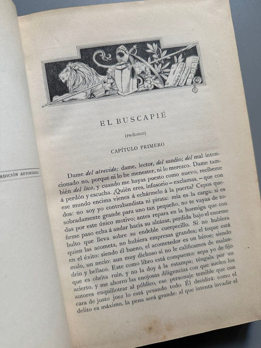 Capítulos que se le olvidaron a Cervantes, Juan de Montalvo - Montaner y Simón, 1898