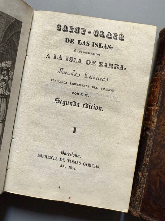 Saint-Clair de las Islas - Imprenta de Tomas Gorchs, 1838