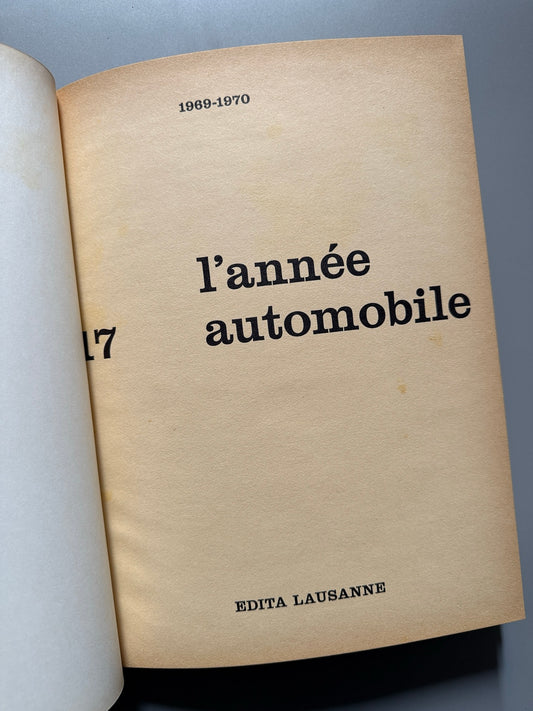 Libro de: L'année automobile 1969-1970, Nº17 - Lausanne