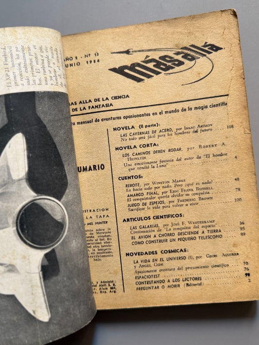 Más allá. Revista mensual de fantasía científica nº13 - Editorial Abril, Junio de 1954