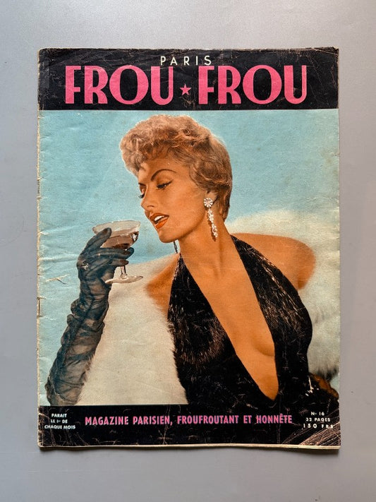 Marilyn Monroe. Revista erótica Frou-Frou, nº16 - 1954