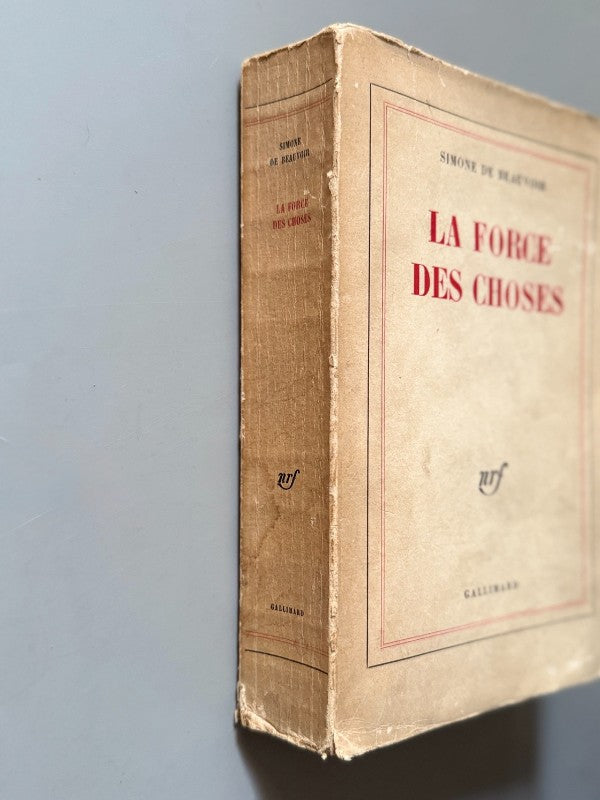 La force des choses, Simone de Beauvoir (1ª ed.) - Gallimard, 1963