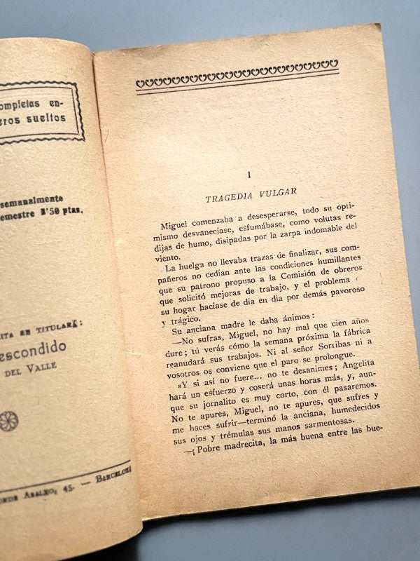¡Era su madre!, Regina Opisso (La Novela Ideal nº101) - La Revista Blanca, años 20-30