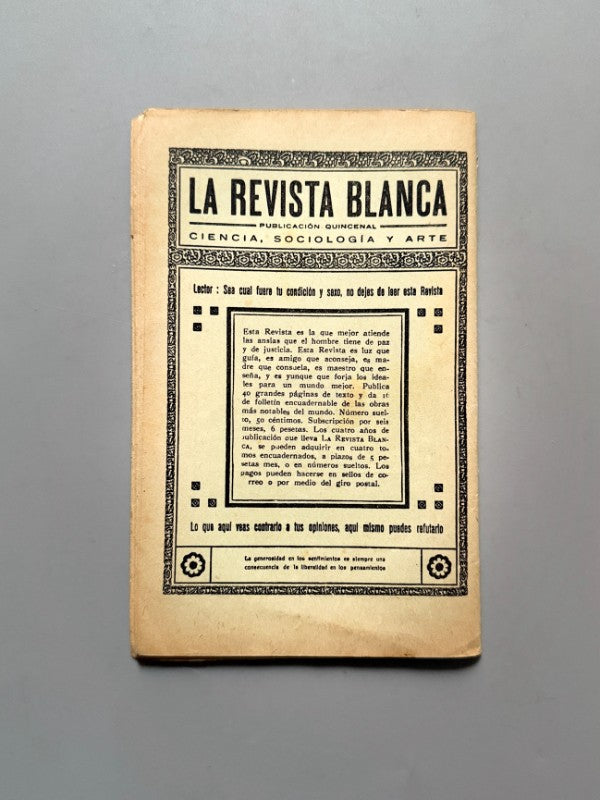 Los hijos del otro, Regina Opisso (La Novela Ideal nº110) - La Revista Blanca, años 20-30