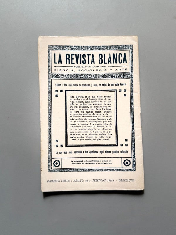 Como las abejas, Ángela Graupera (La Novela Ideal nº142) - La Revista Blanca, años 20-30