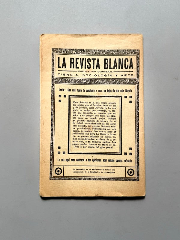 El corazón de la esfinge, Ángela Graupera (La Novela Ideal nº106) - La Revista Blanca, años 20-30