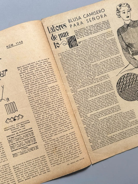 El Hogar y la Moda, nº1149 - Año XXIX, 1937