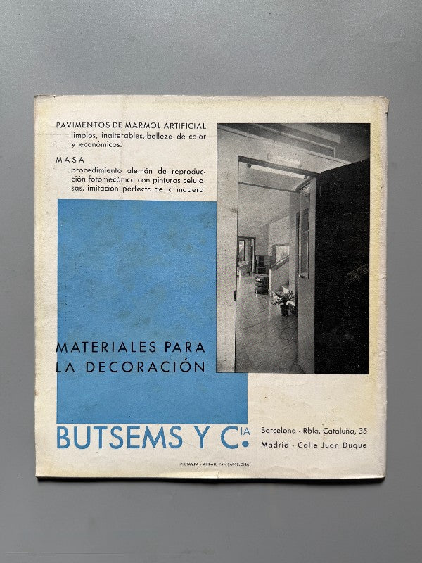 AC 7. Documentos de Actividad Contemporánea. Arquitectura - G.A.T.E.P.A.C., 1932