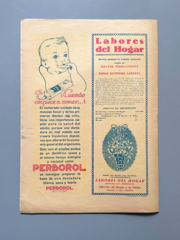 El hogar y la moda, nº734. Artículo de Carmen de Burgos (Colombine) - 25 de abril de 1927