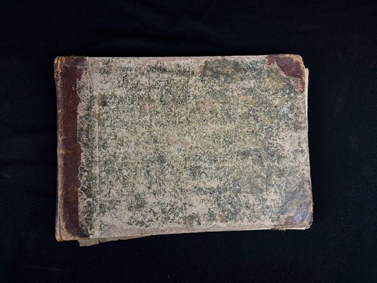 Antiguo e importante cuaderno de dibujos de pueblos y iglesias del siglo XIX (circa 1850)