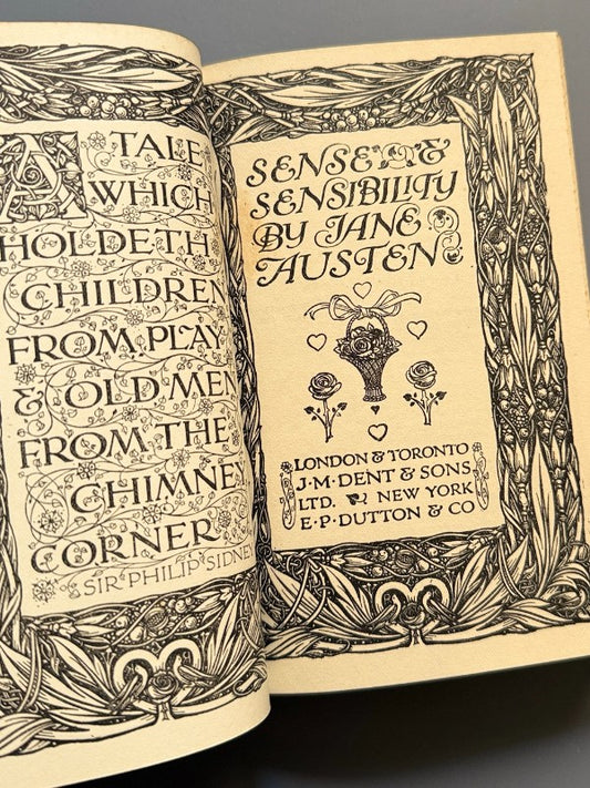 Sense and sensibility, Jane Austen - J. M. Dent & Sons, 1931