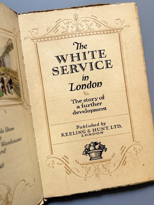 The white service in London, Keeling & Hunt - Londres, ca. 1924