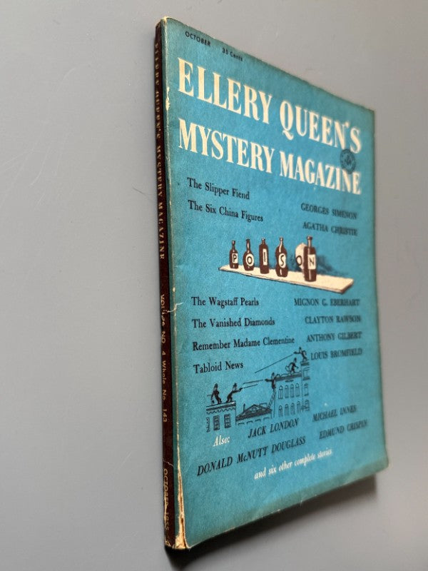 Ellery Queen's Mystery Magazine. Agatha Christie, Jack London - Mercury Publications, 1955
