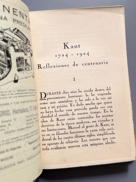 Revista de Occidente, Ramón Gómez de la Serna sobre Jorge Luis Borges - Año II, nº X, 1924