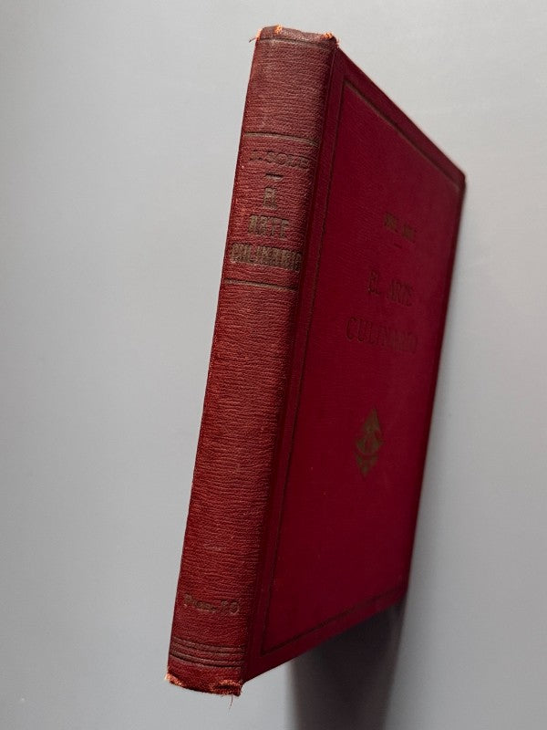 El arte culinario, José Sole - Librería Central, 1935
