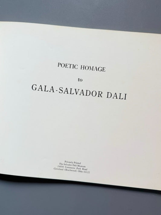 Poetic homage Gala-Salvador Dalí, A. Reynolds Morse - The Salvador Dali Museum, 1973