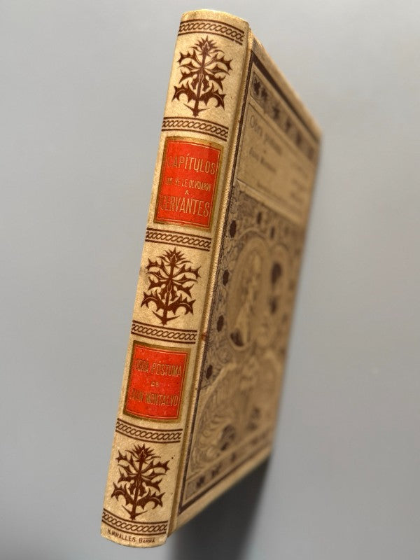 Capítulos que se le olvidaron a Cervantes, Juan de Montalvo - Montaner y Simón, 1898