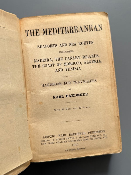 The Mediterranean seaports and sea routes, Karl Baedeker - Karl Baedeker Publisher, 1911