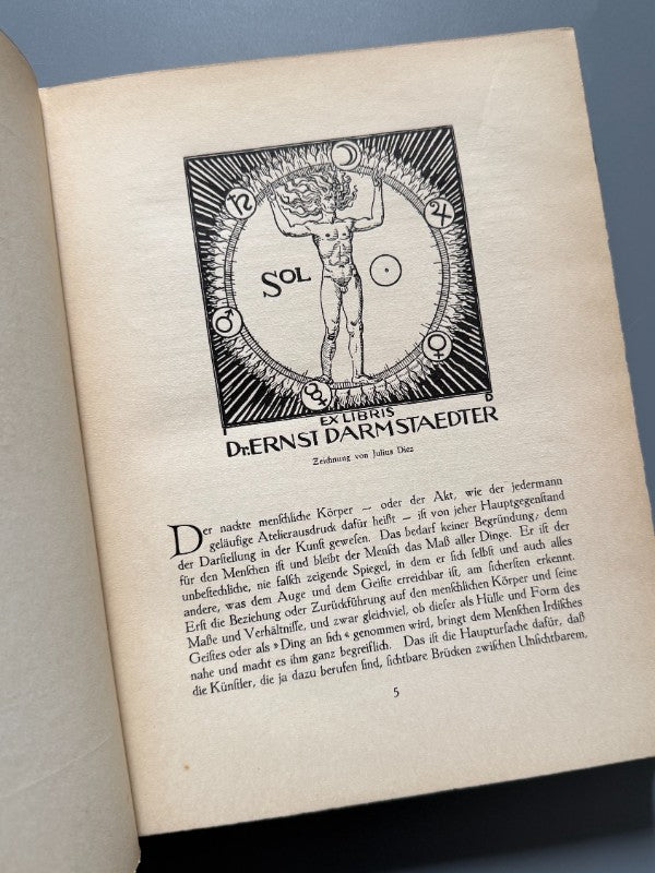 Der akt im modernen exlibris, Richard Braungart - Editorial Franz Hanfstaengl, 1922