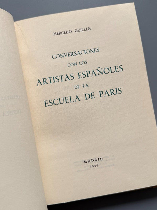 Artistas españoles de la escuela de París, Mercedes Guillén - Diálogos, 1960