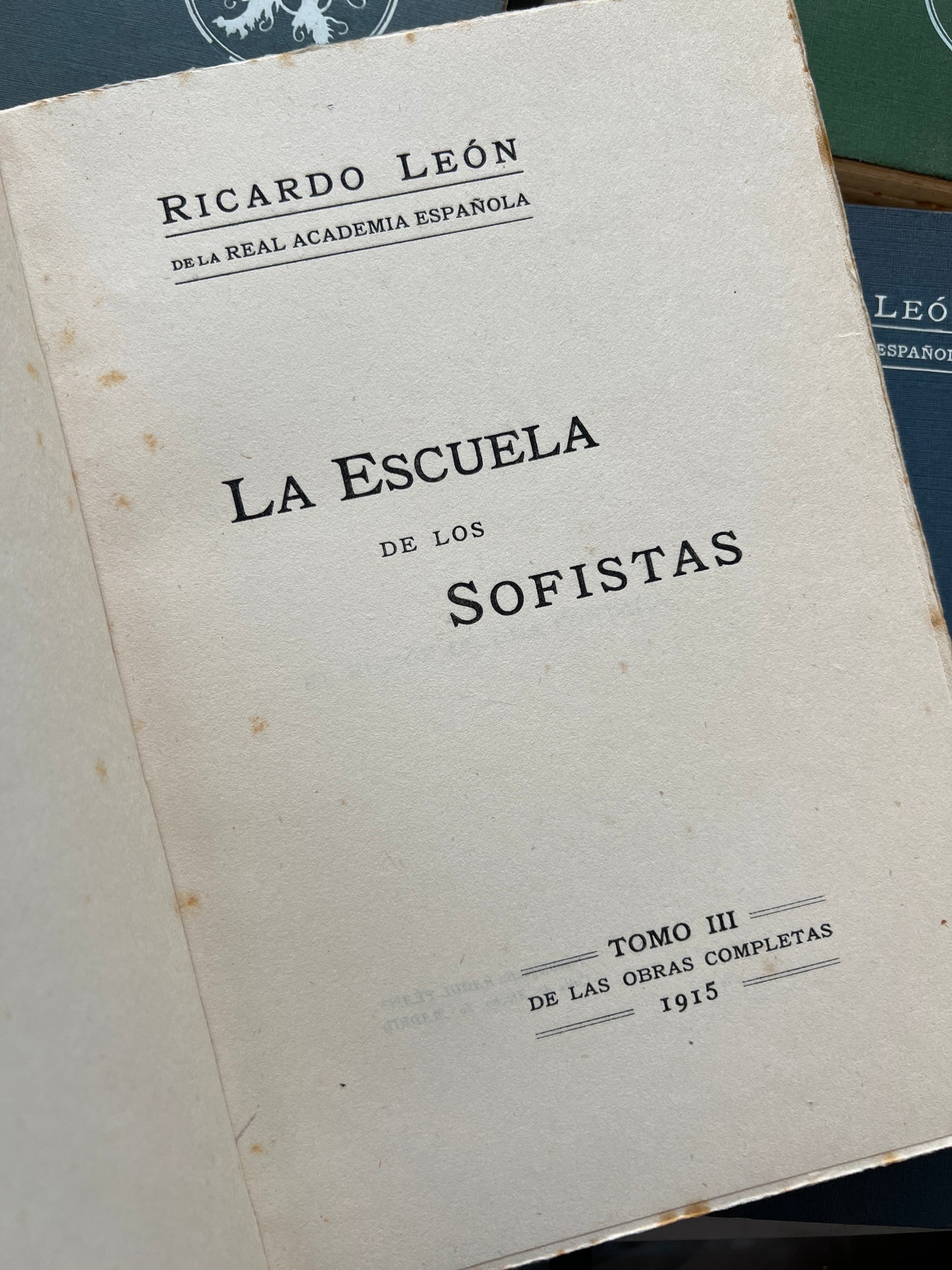 Libro de: Obras Completas de Ricardo León. 8 tomos, completa - Consejo de Gobierno del Banco de España, 1915
