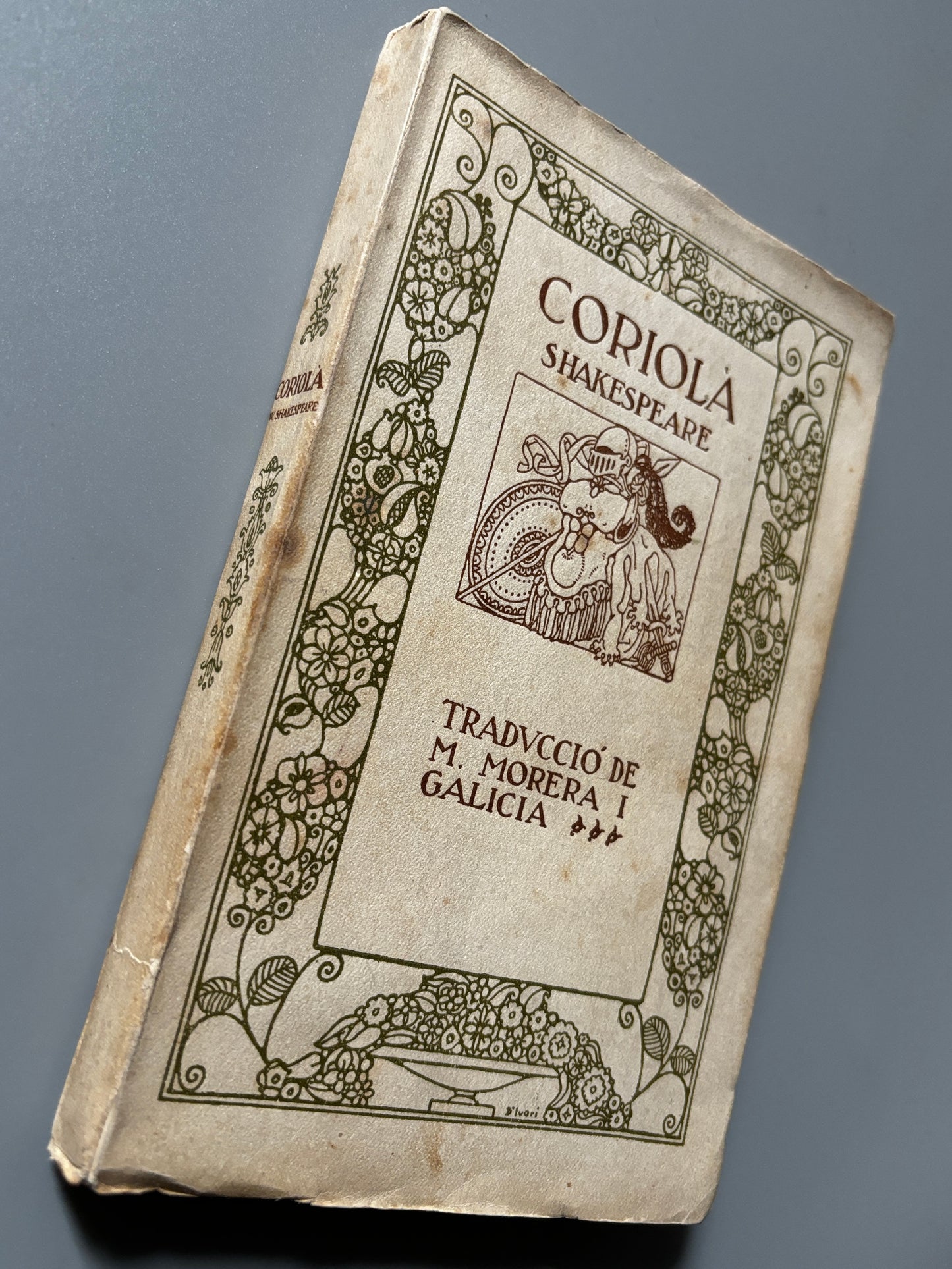 Libro de: Coriolà, William Shakespeare - Editorial Catalana, ca. 1920