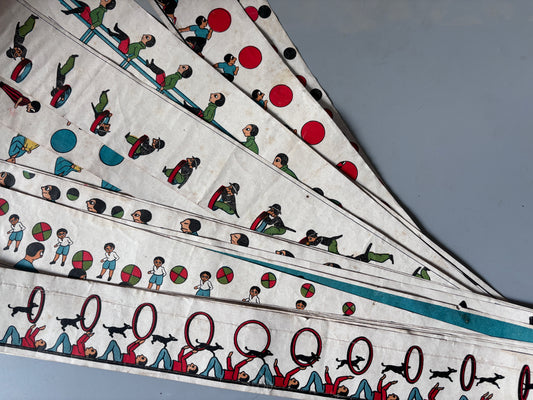 Antiguo zoótropo de Agapito Borrás de principios s.XX (c. 1910) con 24 tiras