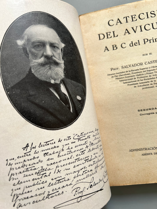 Libro de: Catecismo del avicultor, Salvador Castelló - Administración de Mundo Avícola, 1933