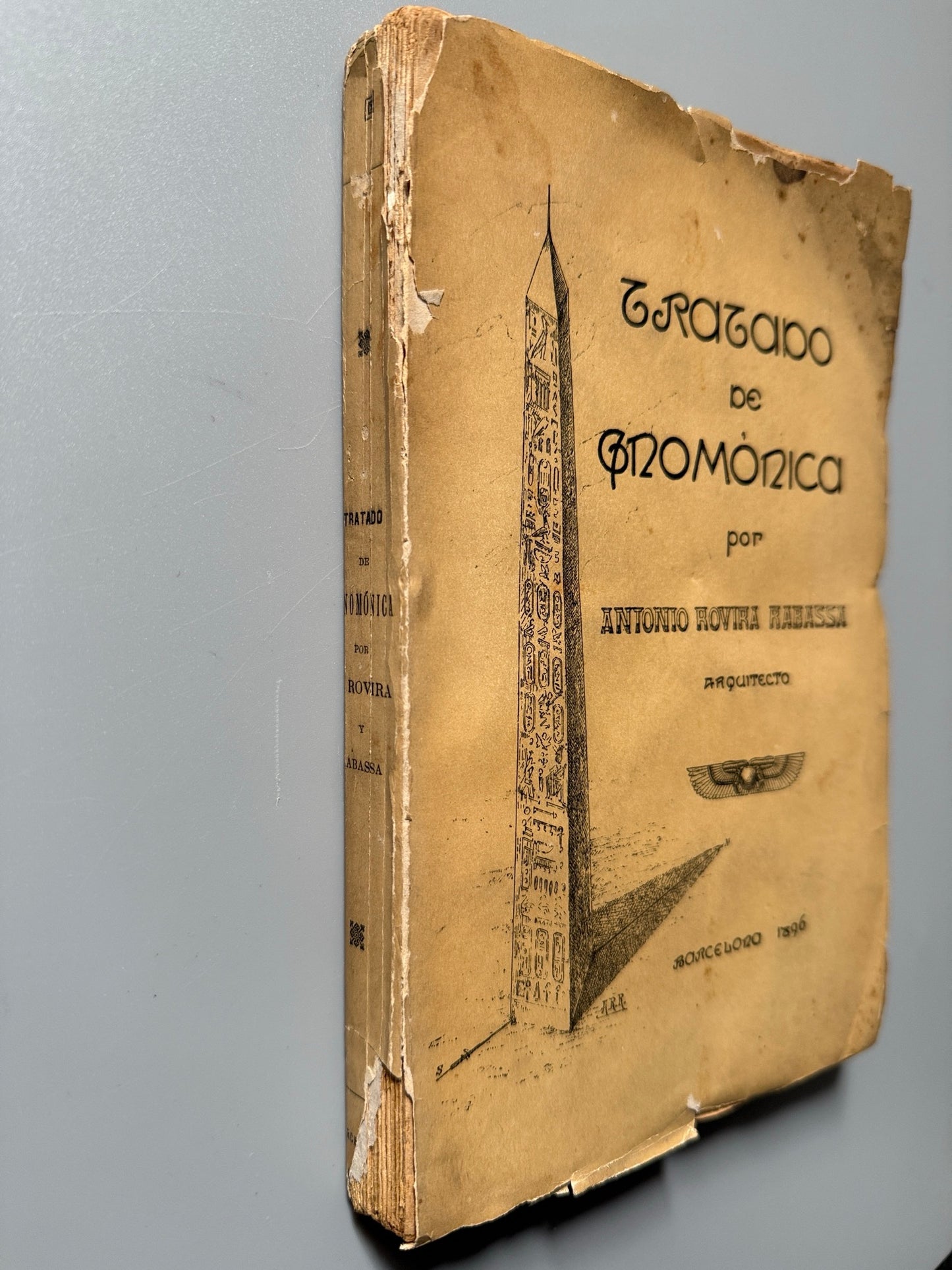 Libro de: Tratado de gnomónica, Antoni Rovira Rabassa - Librería y Estampería Artística, 1896