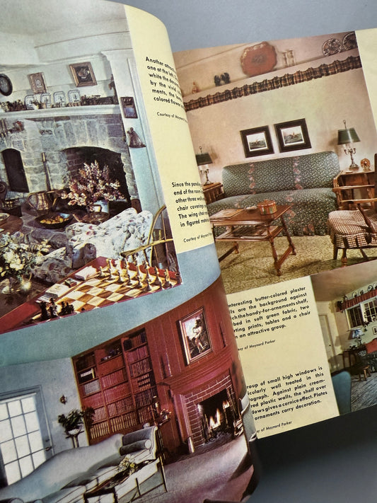 Libro de: The american woman's new encyclopedia of home decorating, Helen Koues - Nueva York, 1952