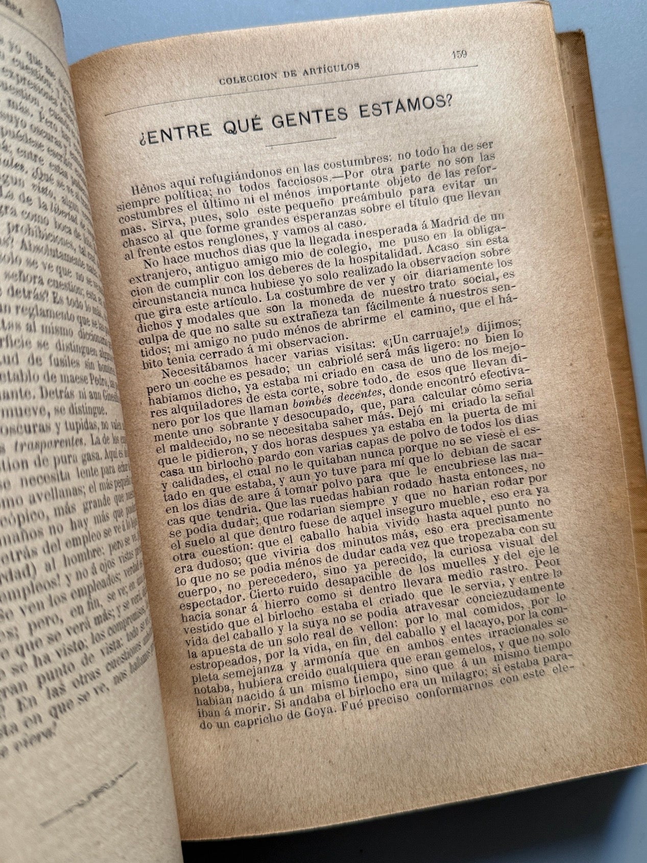 Libro de: Fígaro, Mariano José de Larra - Biblioteca Amena y Instructiva, 1884
