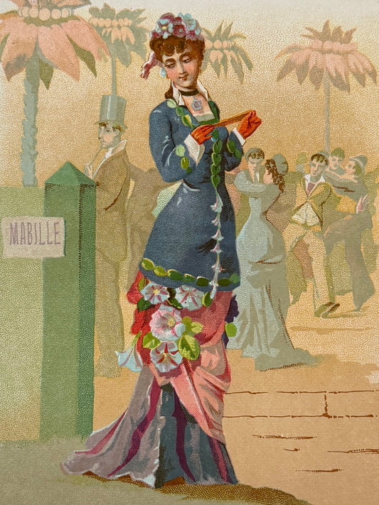 Cromolitografía Maravilla de noche - La vida de las flores, 1878