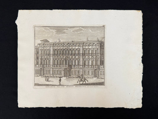 Grabado Palacio Doria-Pamphilj - Calcografia degli edifizj di Roma, 1779