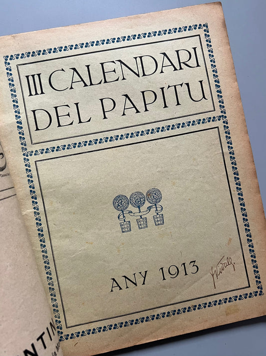 III Calendari del Papitu - Barcelona, 1913