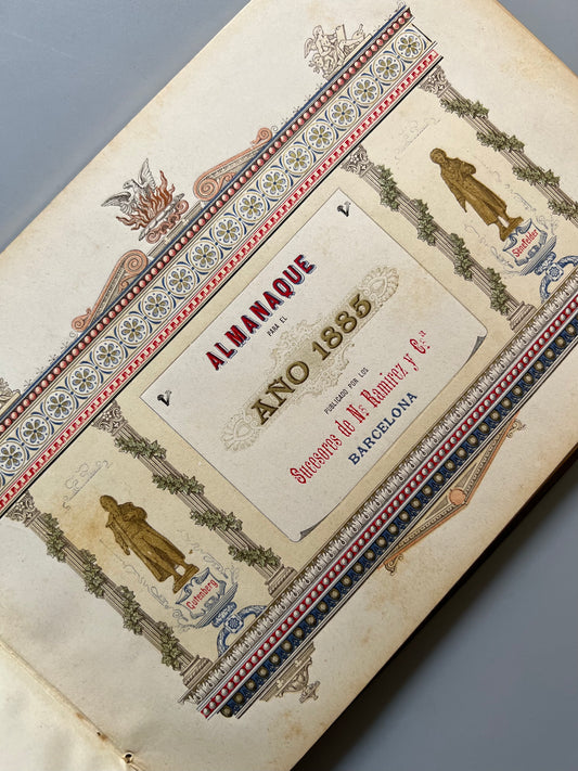 Calendario para el año 1885 - Sucesores de N. Ramirez y Cª, 1884